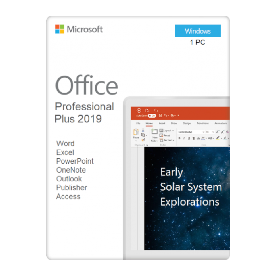 Microsoft Office 2019 Professional Plus For Windows Device freeshipping -  Plazasoftware